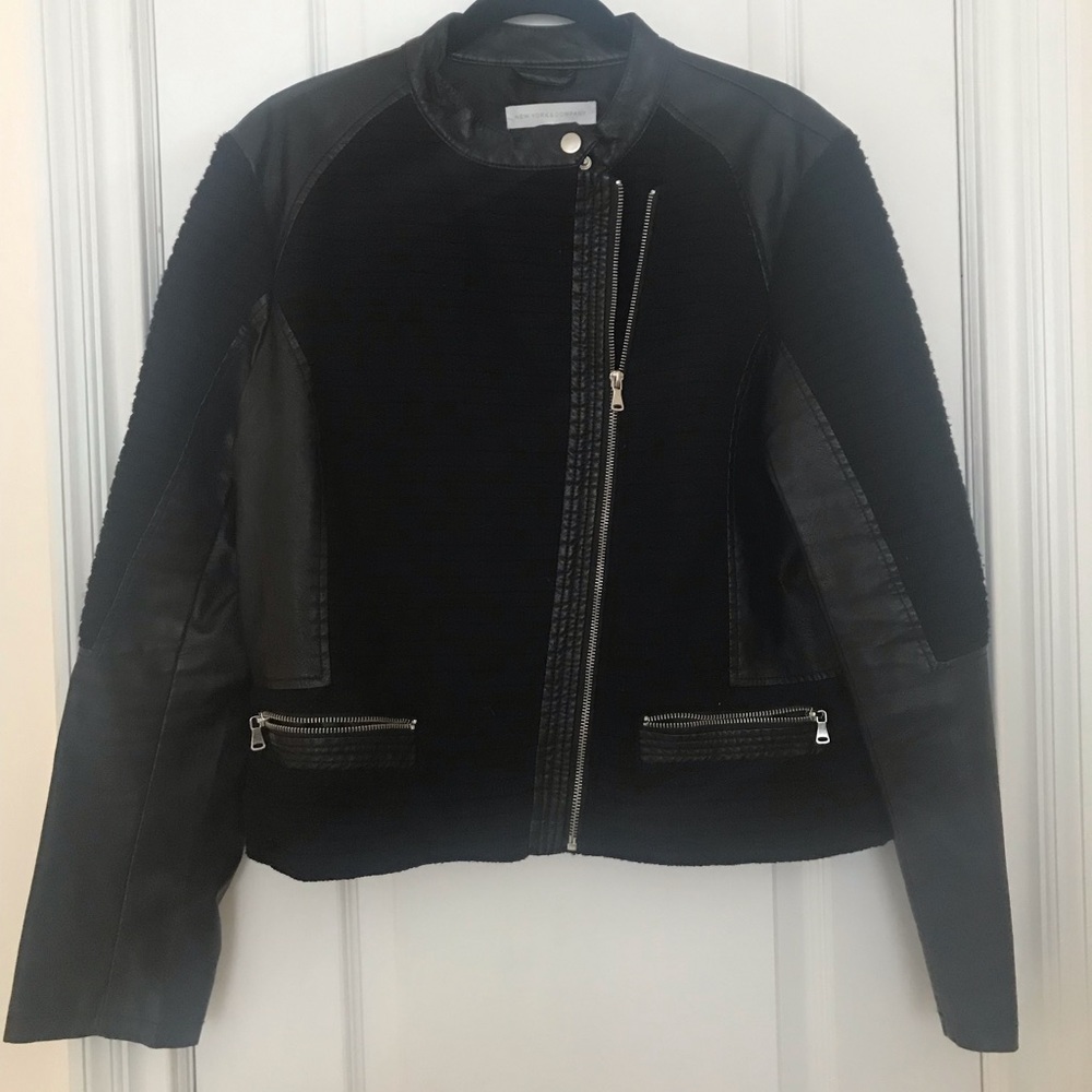 New York & Company Leather Jacket